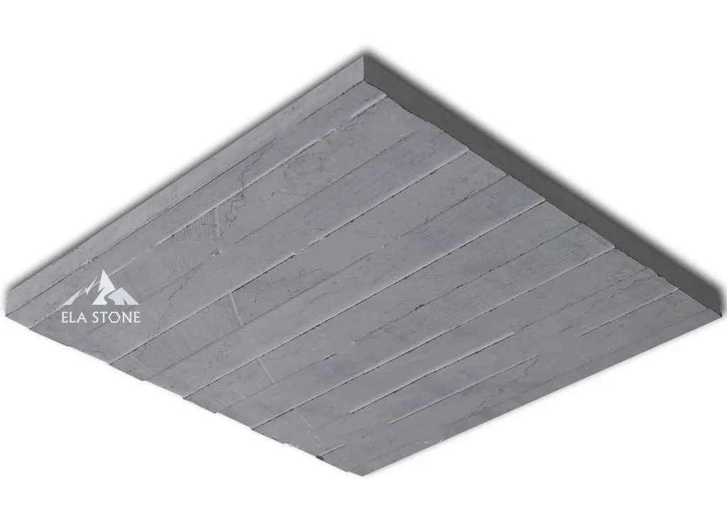 High Quality Villa Building Hotel Grooved limestone Traditional Contemporary Farmhouse blue limestone from Vietnam