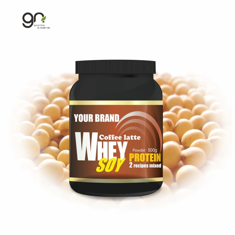 
500g Coffee latt Whey Protein powder with soy protein could help you strengthen muscles and lose weight that we accept OEM - ODM 