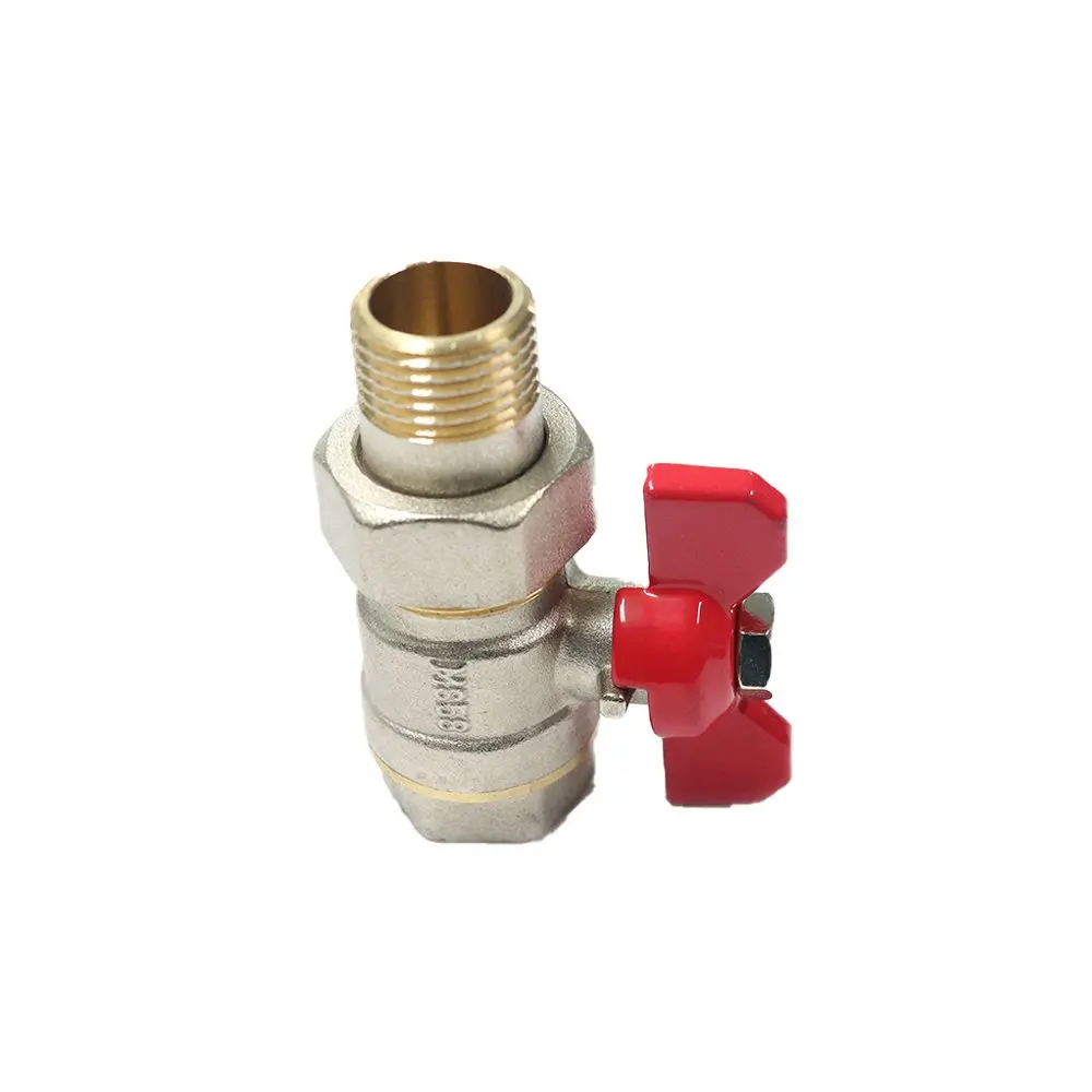 OEM valve manufacturer copper brass ball valve  DN15 20 50 80 heating plumbing system factory Vietnam