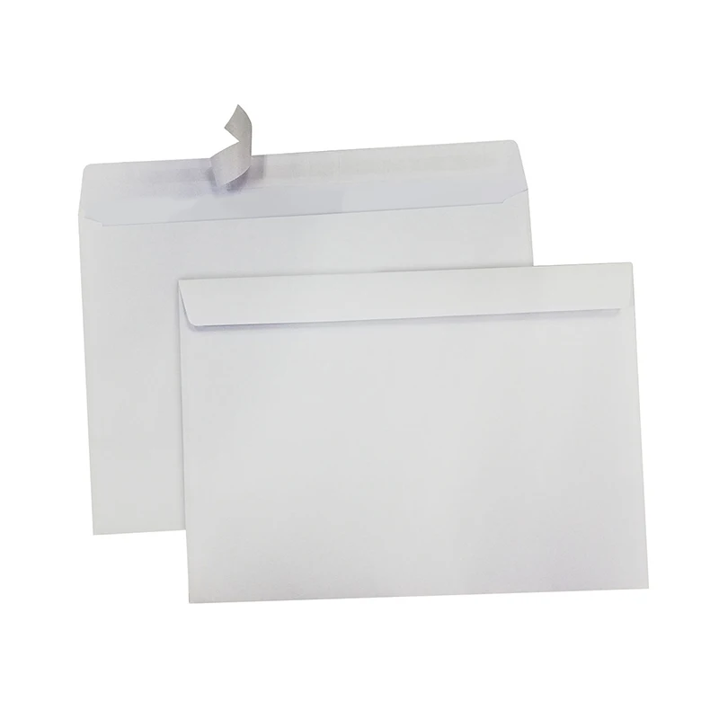 
9x12 inch envelopes open end Booklet envelopes 24lb white wove self seal 