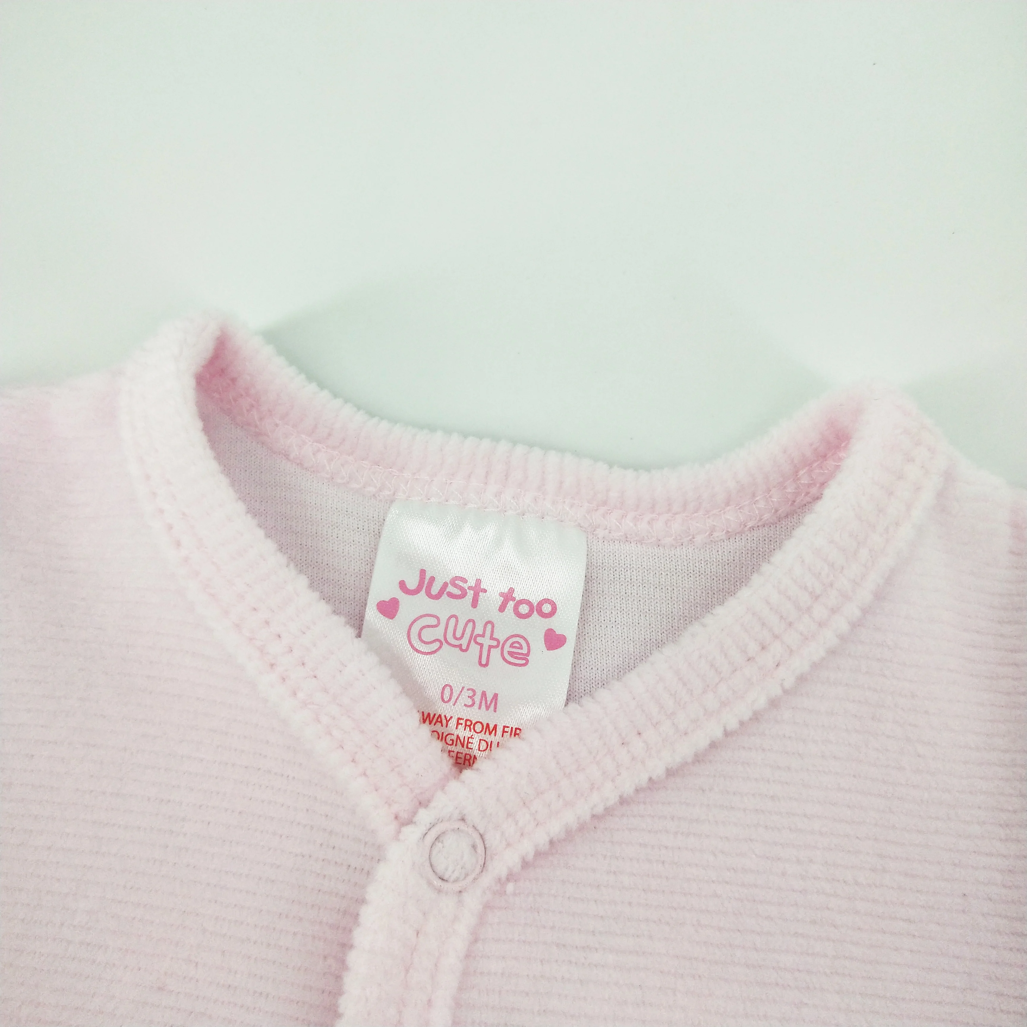 Light pink high quality 7 pieces affordable all season interlock 100% cotton baby clothing set