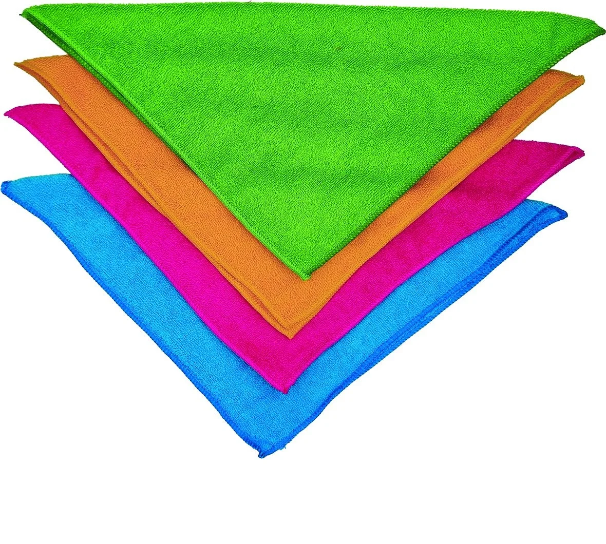Microfiber Cloth Kitchen Towel Wholesale Colourful Household Cleaning 40x40 cm (12 pcs packed)