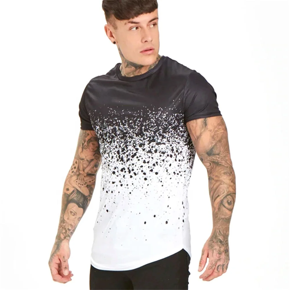 3D Sublimation Printed Men T Shirts Casual Wear Latest Design Top Quality Sportswear Sublimation T Shirts UK