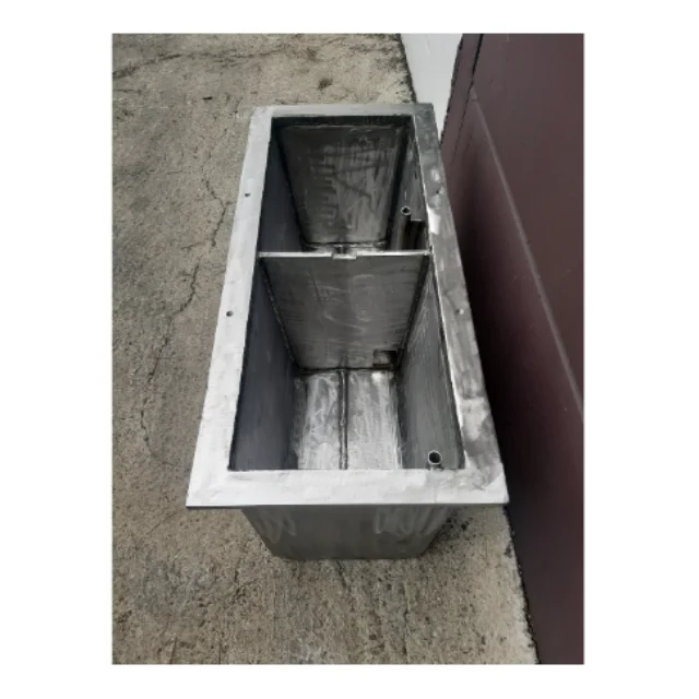 Premium Italian Quality Stainless Steel Crucible  Double Chamber Machines For Zinc Die Casting