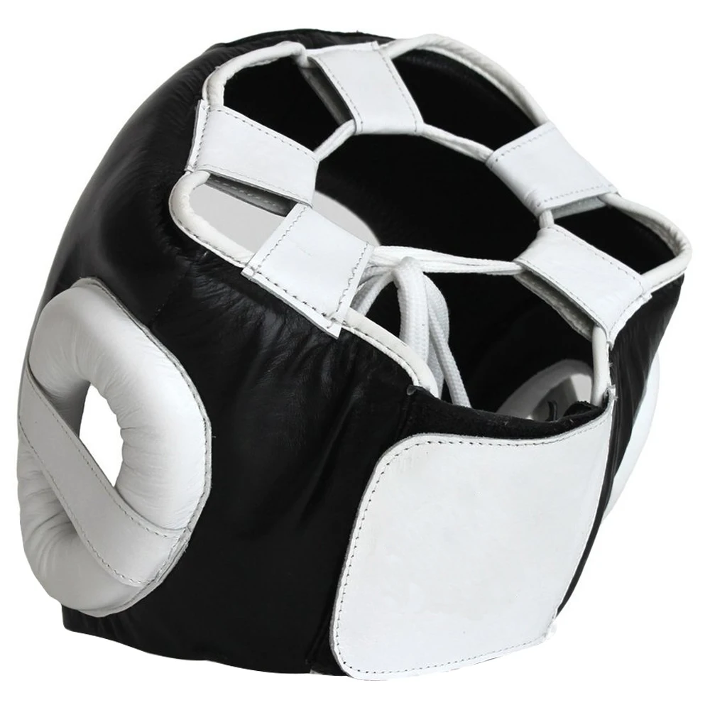 New training wholesale boxing head guard boxing helmet synthetic leather head guard your own brand head guard