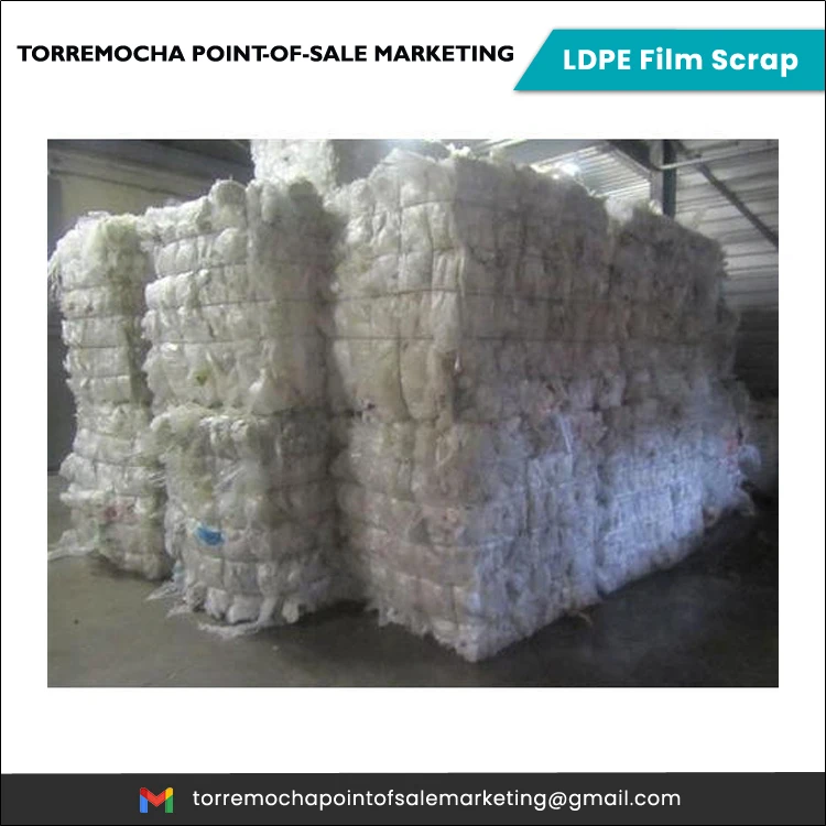 Оптовая продажа, высококачественный переработанный пластик LDPE, пленочный Лом/пластиковые обрезки по оптовой рыночной цене