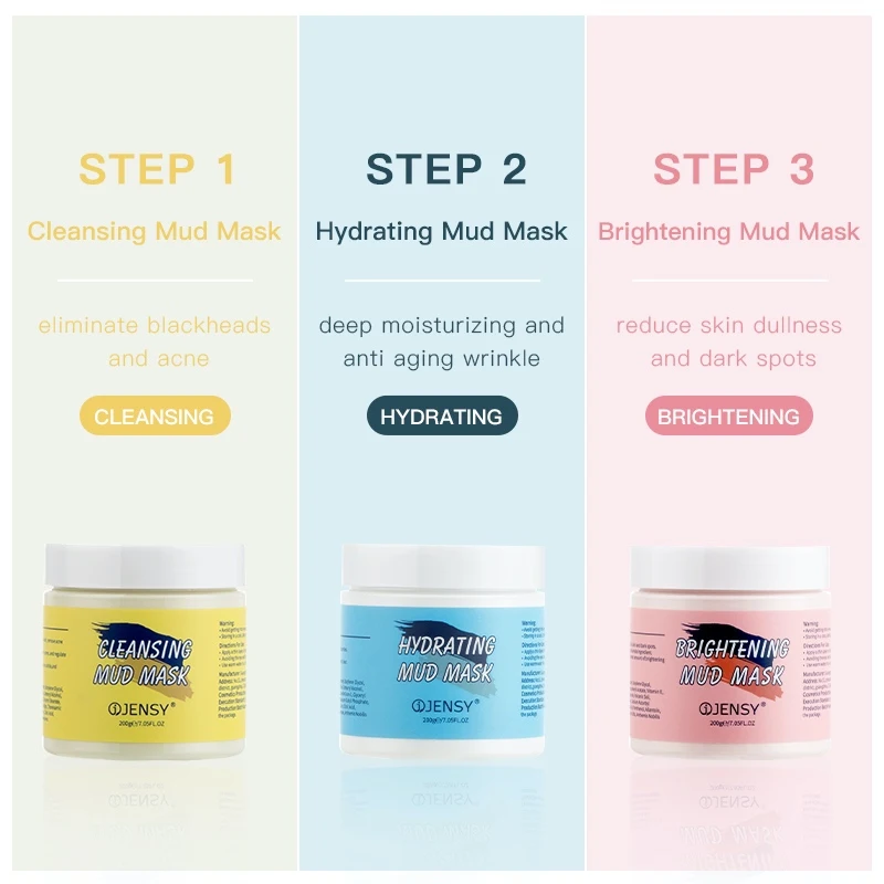 Косметическая маска для лица розовый Витамин c кожа розовая глина Мертвого моря Очищающая Корейская торговая марка косметическая