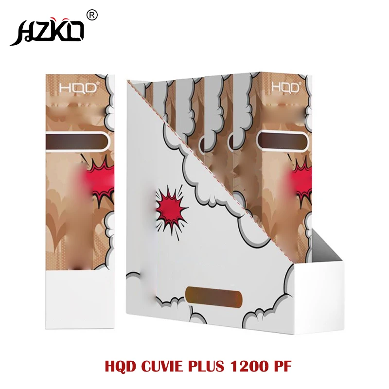 100% Оригинальный Лидер продаж HQD CUVIE PLUS 1200F 1 коробка 6 Прямая Оптовая цена в наличии
