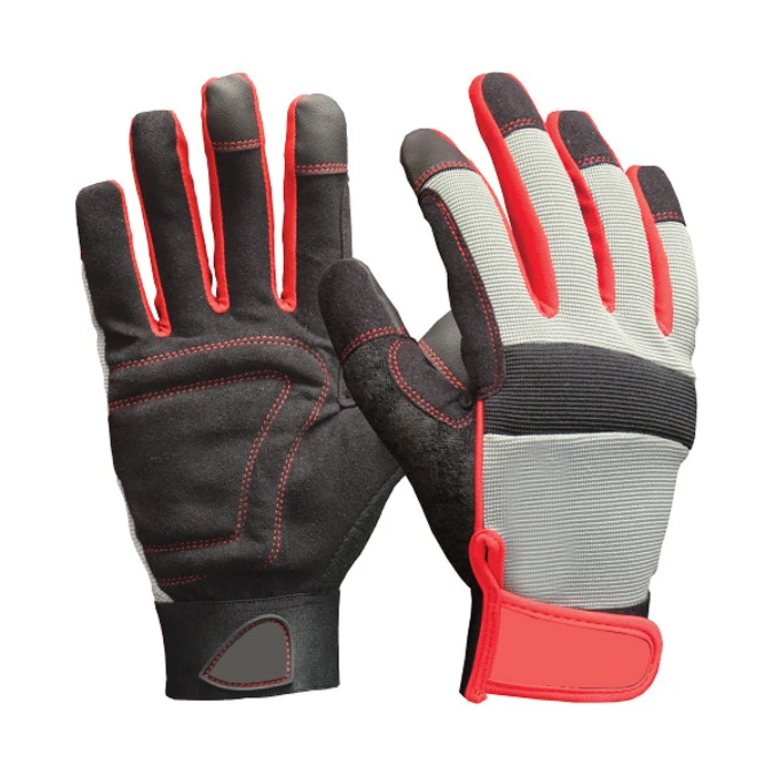 Outdoor Use Wholesale Price Cowhide Leather Working Safety Industrial Cut Resistant Mechanic Gloves