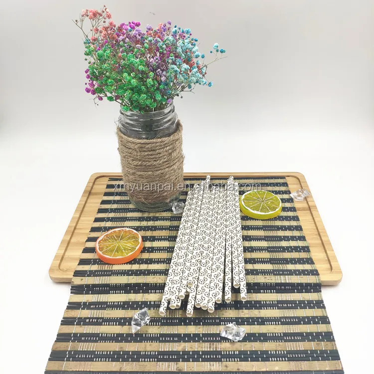 
Football Soccer Mustache Designs Fashionable Party Decorations Drinking Paper Straws Good Quality 6x197mm Great for activites 