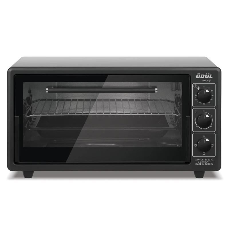 
42 LITER BLACK BODY COLOR 3 FUNCTIONS MIDI OVEN WITH THERMOSTAT & MECHANICAL TIMER 