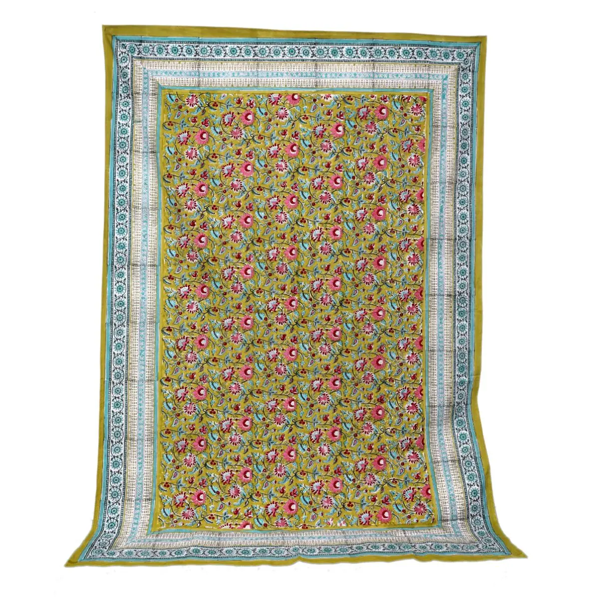 Indian hand block print table cover wholesale manufacturer of table linens wedding table cloth