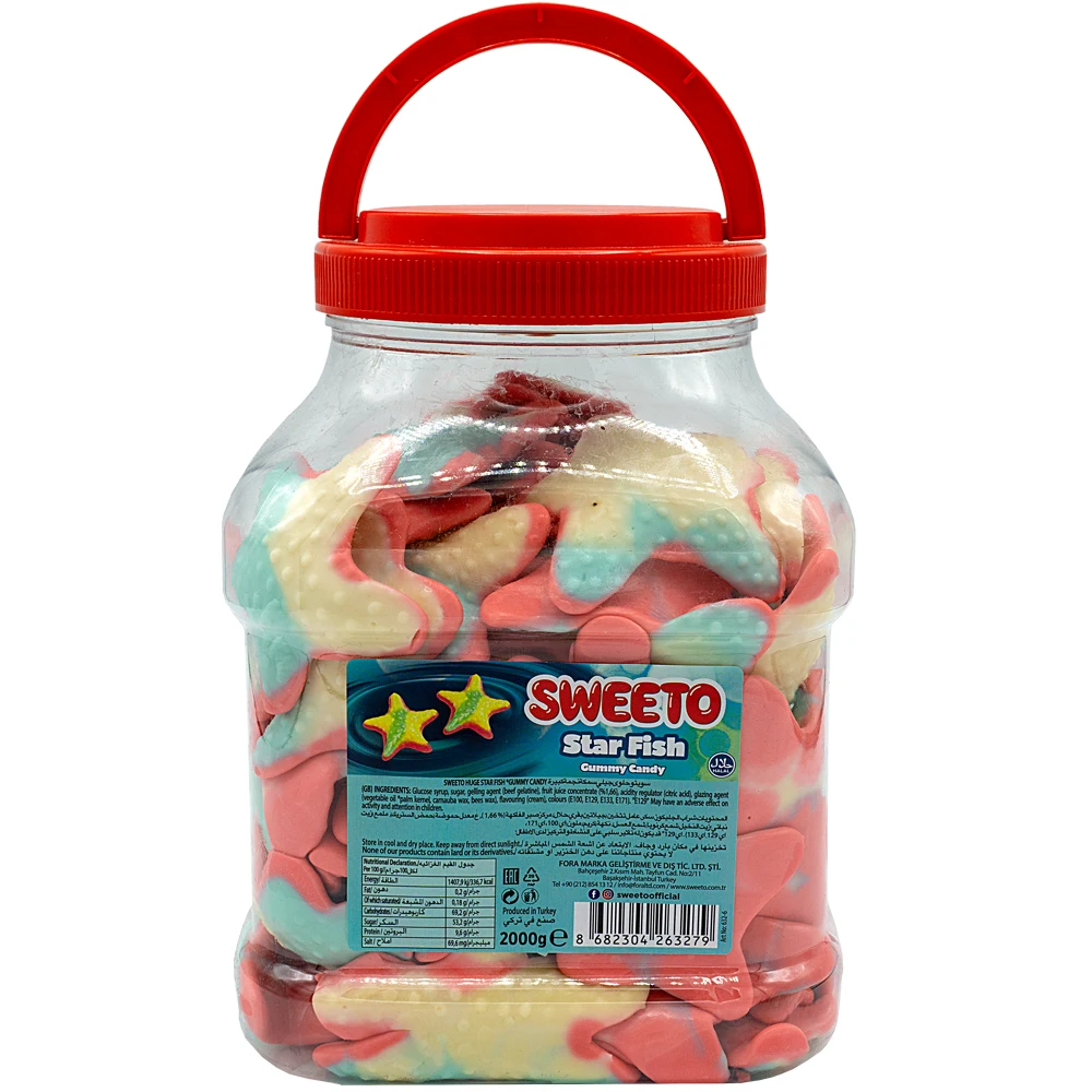 
The Best Quality halal jelly gummy in jar Turkish Product 