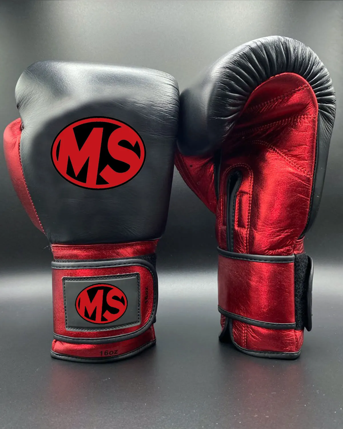 Teal Metallic Boxing Gloves 16oz