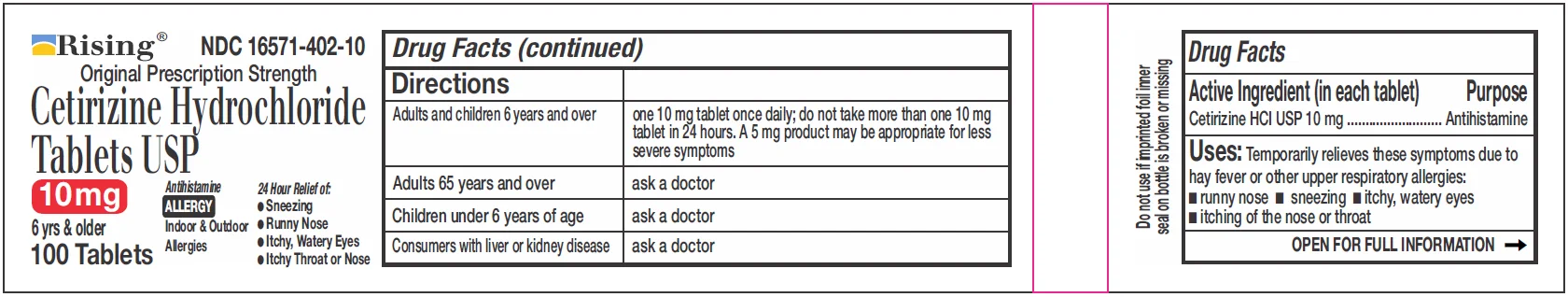 
Cetirizine HCL 10 mg Antihistamine Seasonal Allergy - 100 tablets - Original Prescription Strength (6 Years & Older) 