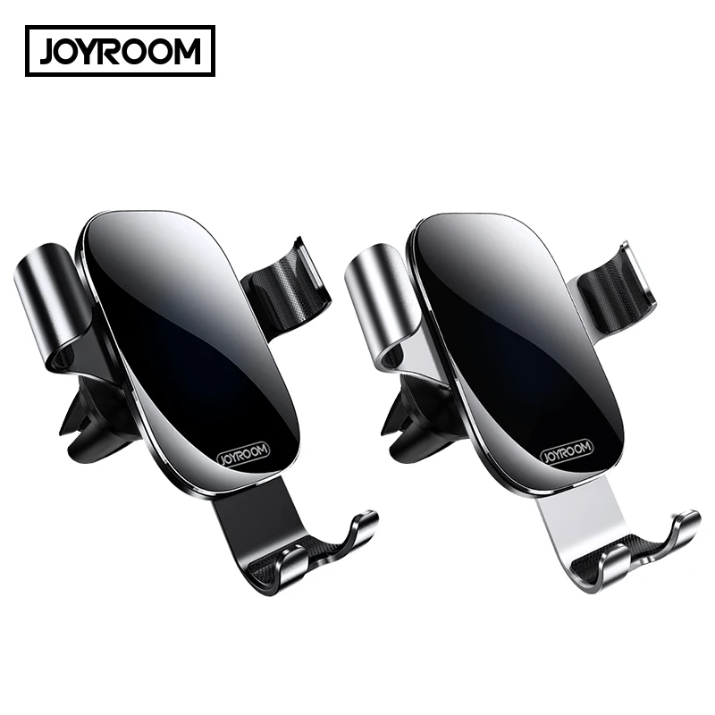 Joyroom ZS198 Metal Plastic Cell Phone Stand Mount Air Vent Car Phone Holder Gravity