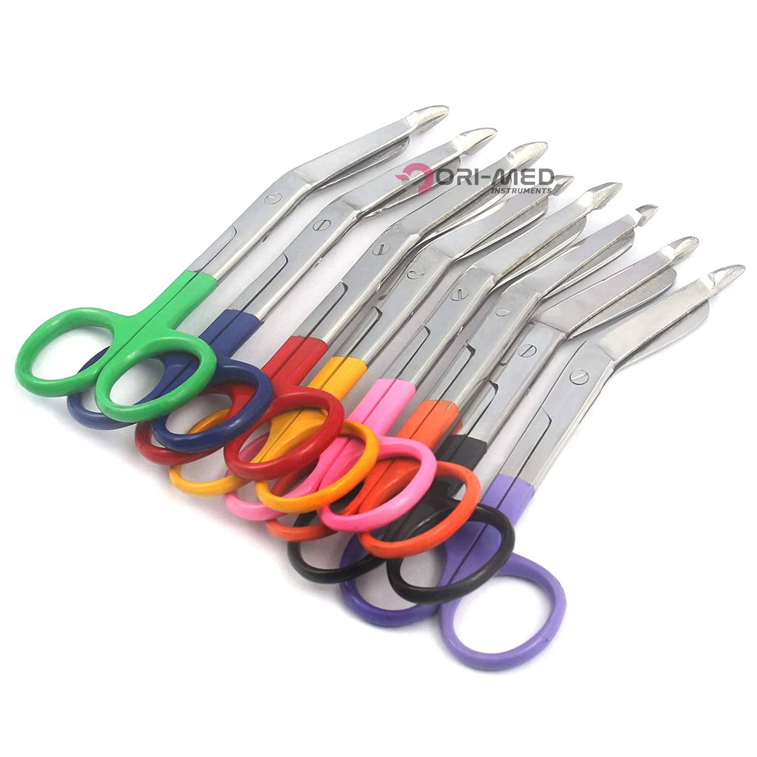 Black Color Coated Set of 4 German Grade Stainless Nurses Doctor Lister Bandage Scissors Hemostat Forceps Straight Curved
