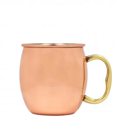 Antique Selling Plain Copper Mugs Brass Handle Antique Beer Mugs Moscow Mule Customized Hotel Home Accessories Ayurvedic History
