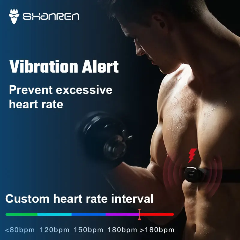 
Swimming Running Cycling IP68 Waterproof ECG Chest Strap Heart Rate Monitor 