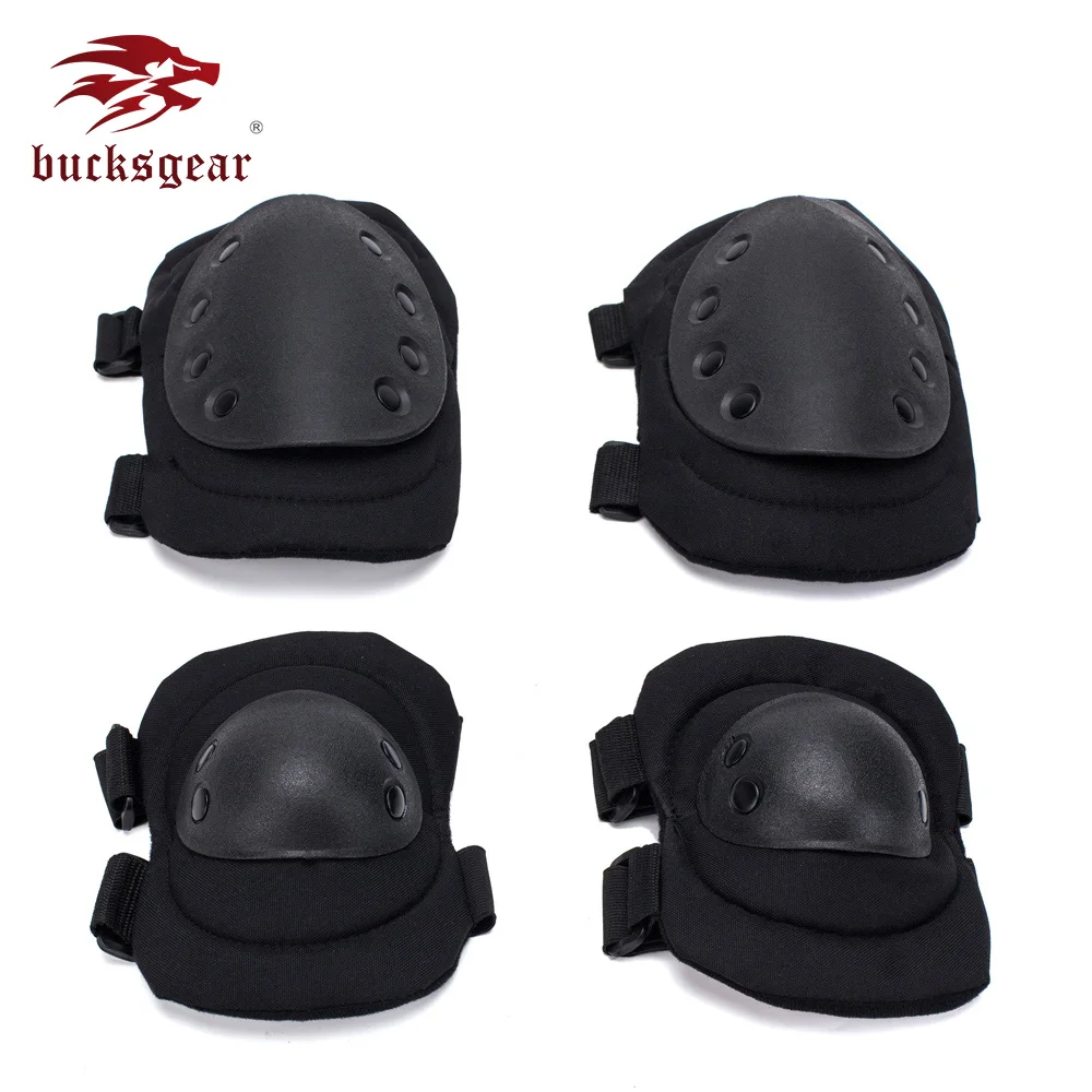 
Bucksgear Factory Wholesale Heavy Duty Protective Army Combat Military Tactical Knee Pad 