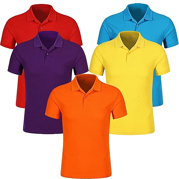 Custom Logo Polo Shirt 100% Cotton Short Sleeve Unisex Polo From Bangladesh