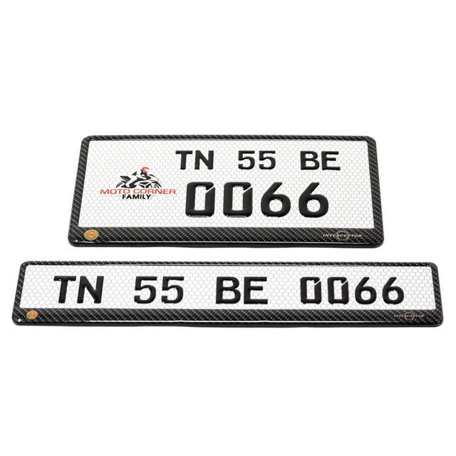 Индийская Автомобильная номерная табличка