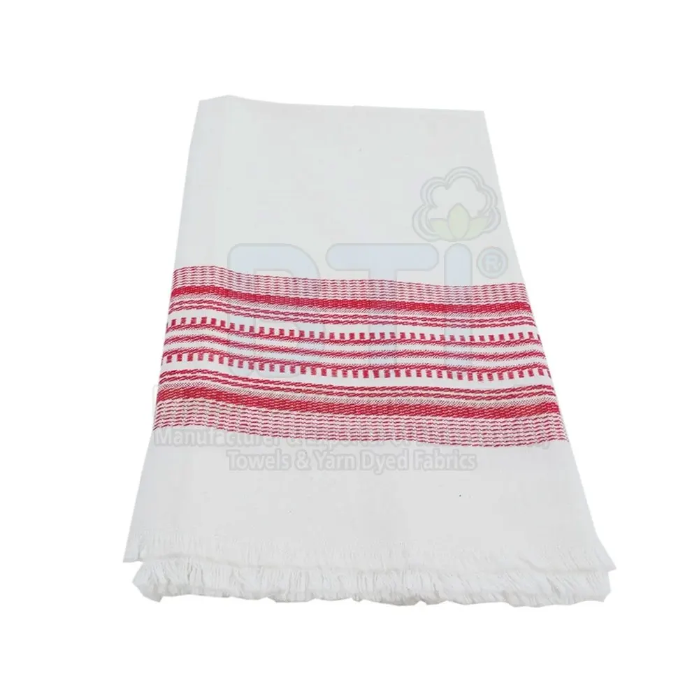 100% Cotton Herringbone Kitchen Napkins Dishtowel and Tea Towels with Sublimation Logo Microfiber Cleaning Cloth for Home Use