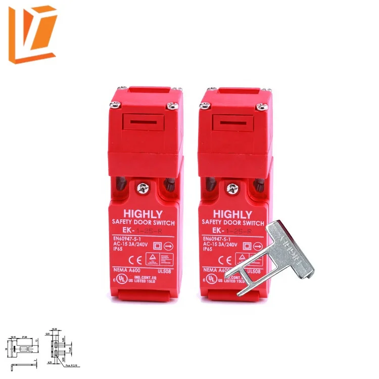 EK-6-45-R Right angle plug in limit switch