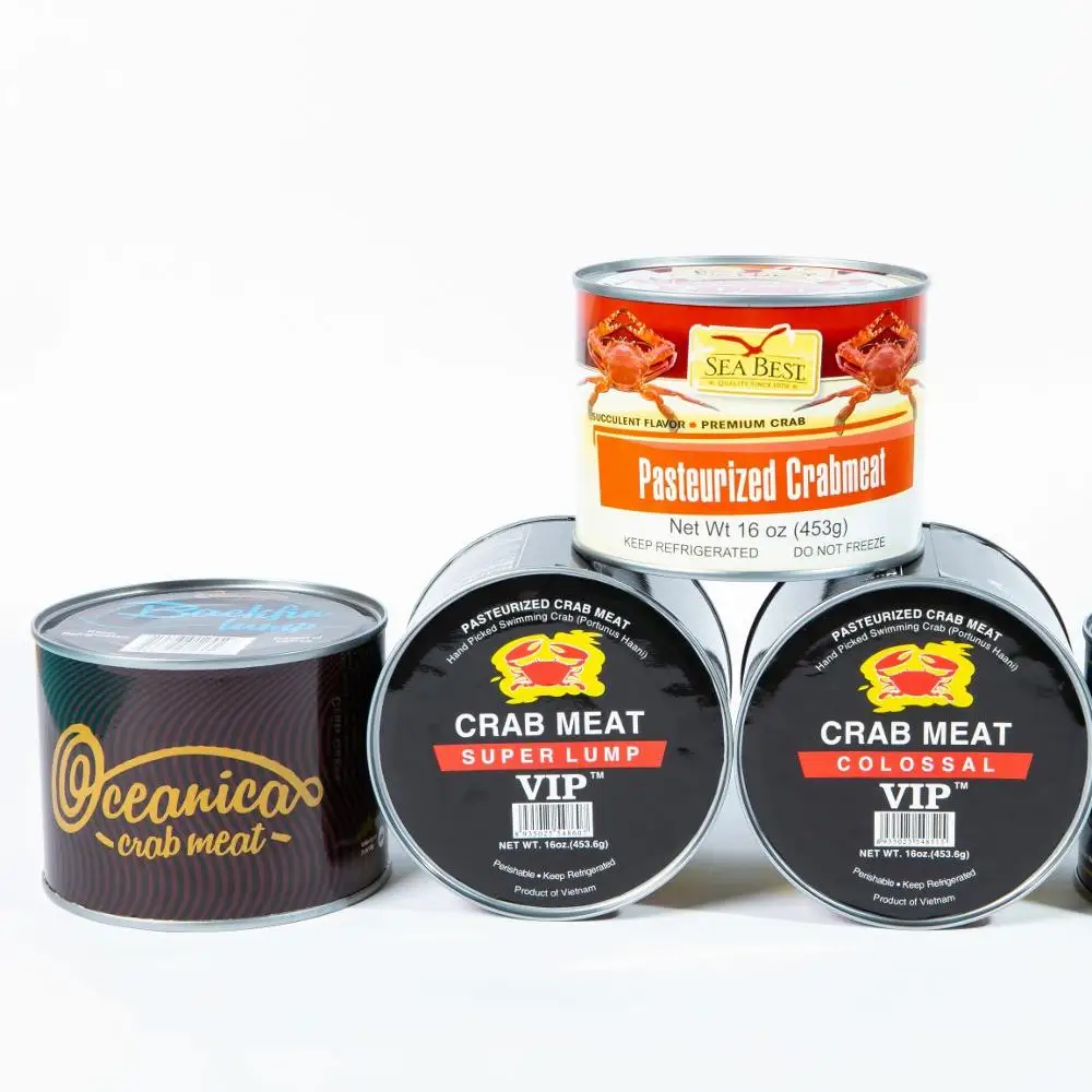 SEASPIMEX консервированное пастеризированное красное мясо плавающего краба-продукт из