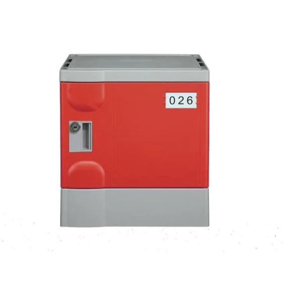 
Outdoor Gym School Key Lock ABS Locker with Red Color 