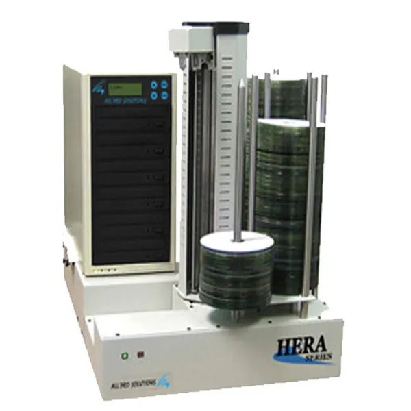 Hera 6 Automated CD DVD Duplicator 6 Drives 500GB HDD 630 Disc Capacity