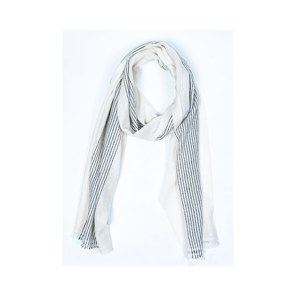 Hot Sale Summer Luxury Pashmina Sustainable Merino Wool and Cashmere Scarf Shawl Muffler Pure Soft Warm for Women and Men