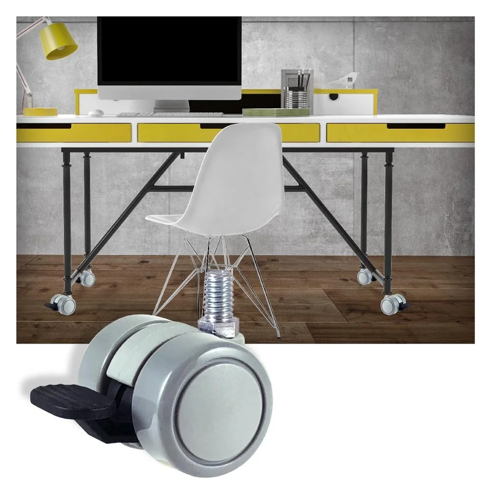 Office Accessories Furniture Chair Wheels Set of 5 Customized Modern Polyurethane Furniture CASTER 5 Years Bedroom Wheel Breaks
