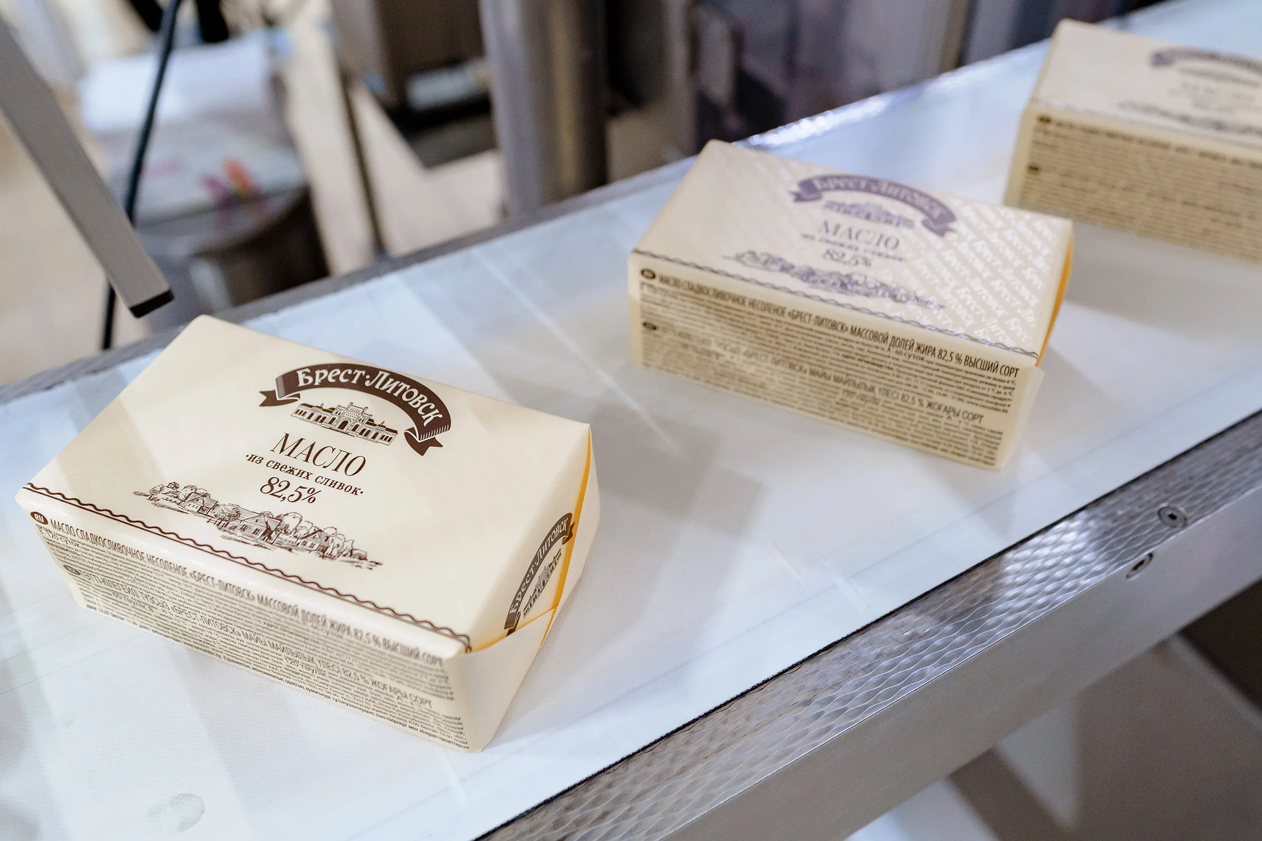 Belarus Premium Grade sweet cream butter fat mass fraction of 72.5%