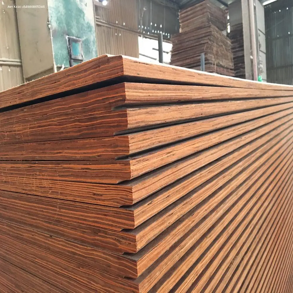 Shipping Container Flooring Plywood 28mm Sealed Edges WBP Melamine 100% Eucalyptus Core