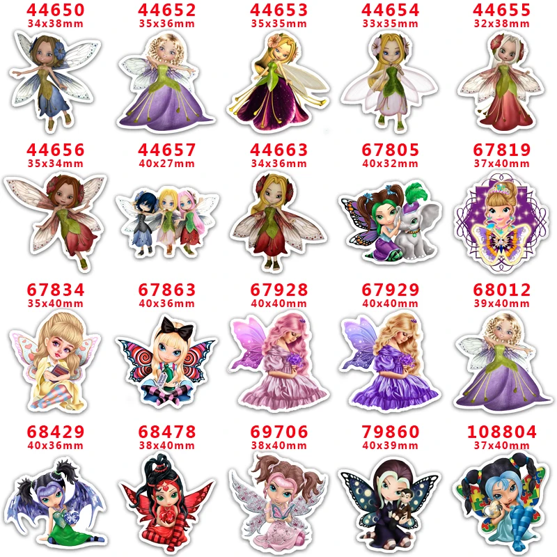 Russia Market Acrylic Planar Flat backs Resin For Hair Bows flat Back Charms Cabochons For Kids Key chains Gifts