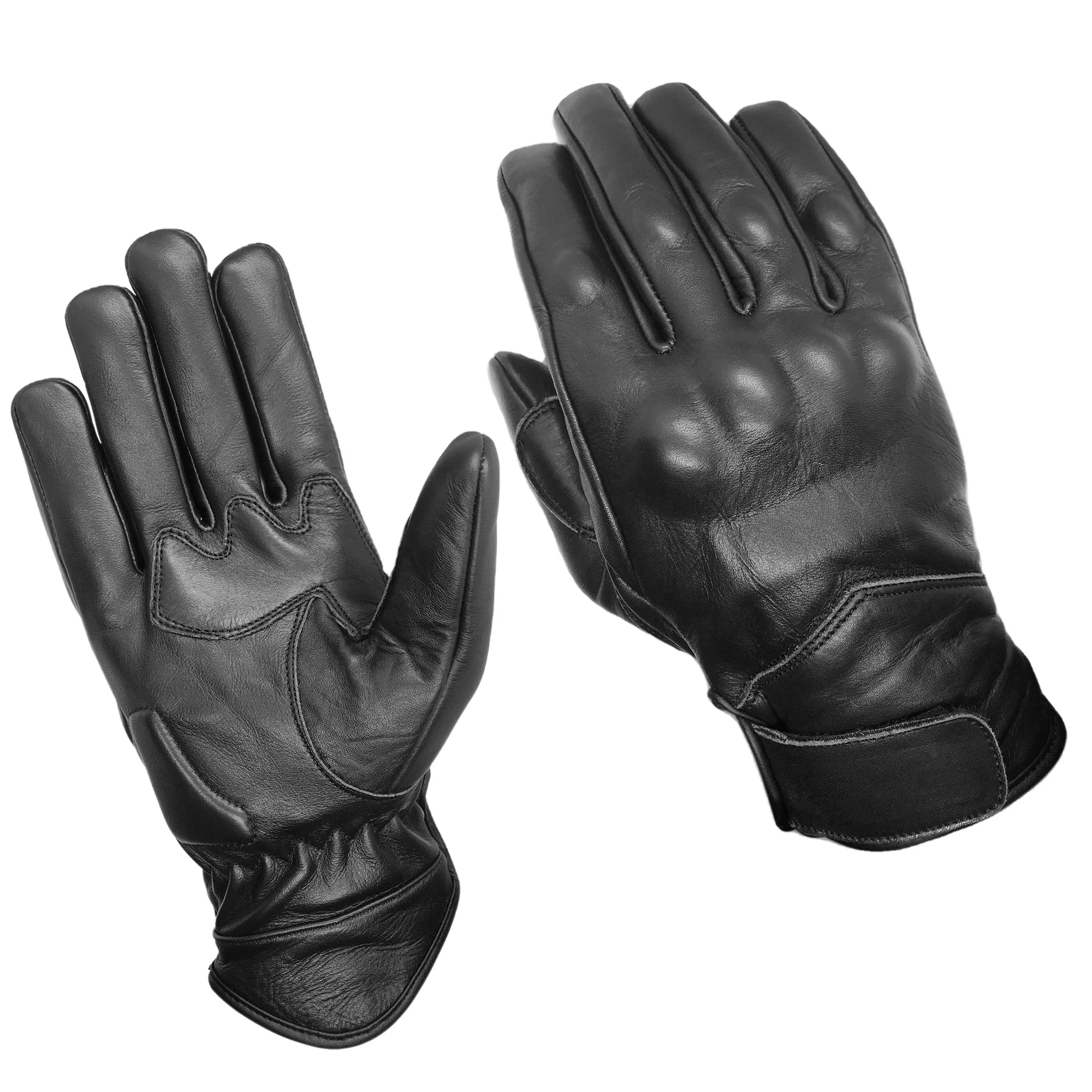 Leather Transport Driving Carrying Factory Gloves Gardening Protective Work Cow Split with Safety Cotton Cuff Palm Yellow Green