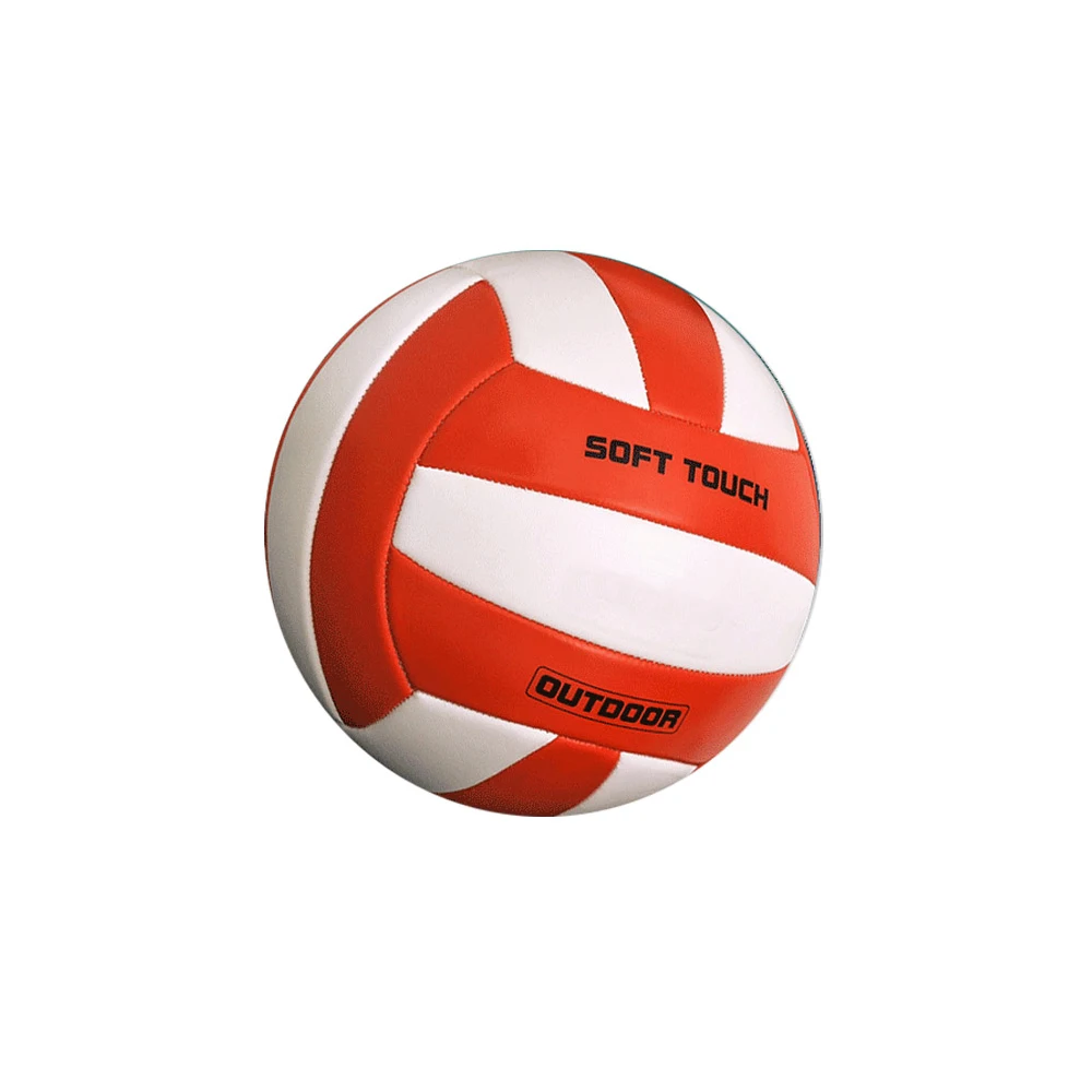 Eco-friendly manufacturer machine stitched pvc volleyball size 5 beach volleyball