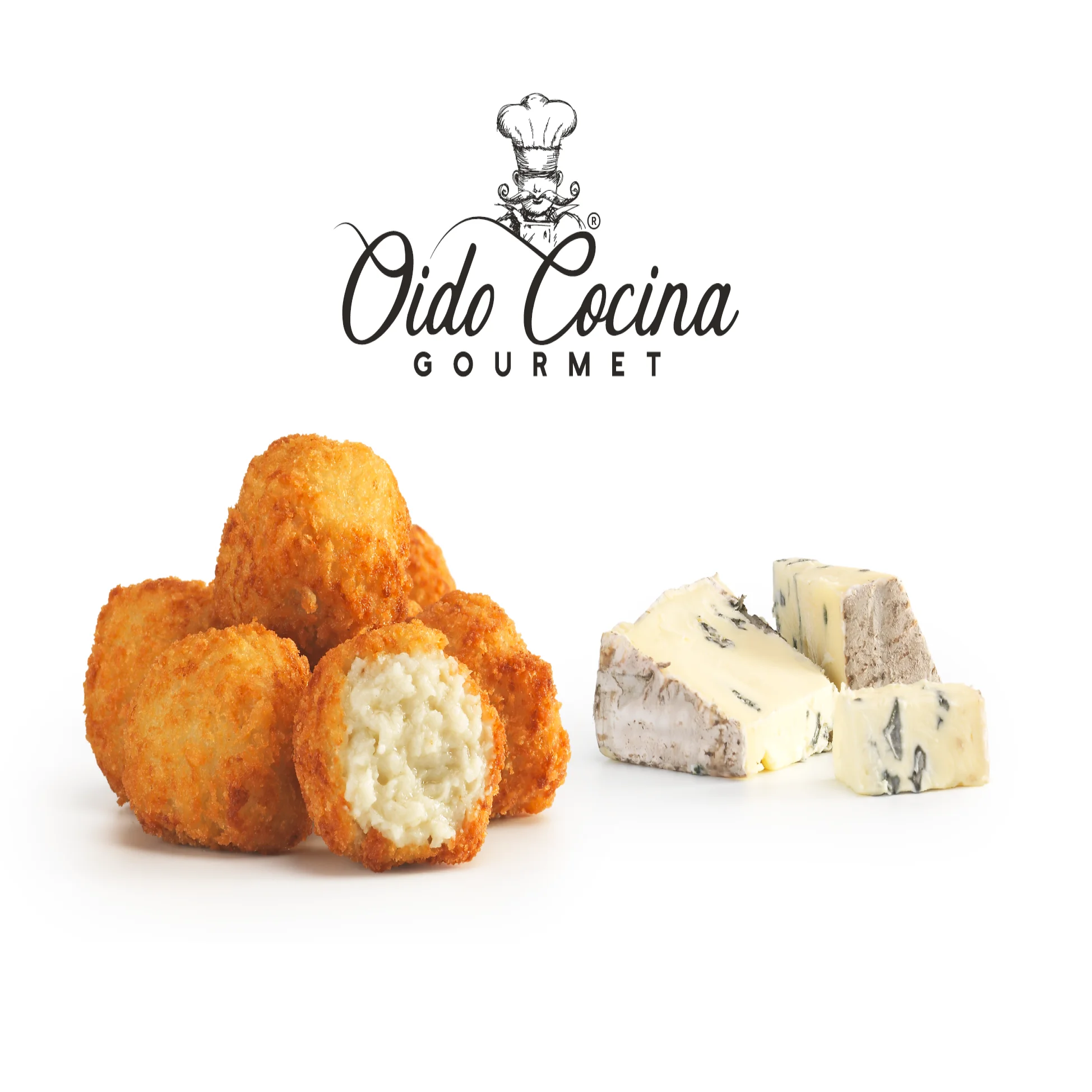 GOURMET SPANISH TAPAS / BLUE CHEESE CROQUETAS / BLUE CHEESE CROQUETTES / CROQUETAS DE QUESO AZUL
