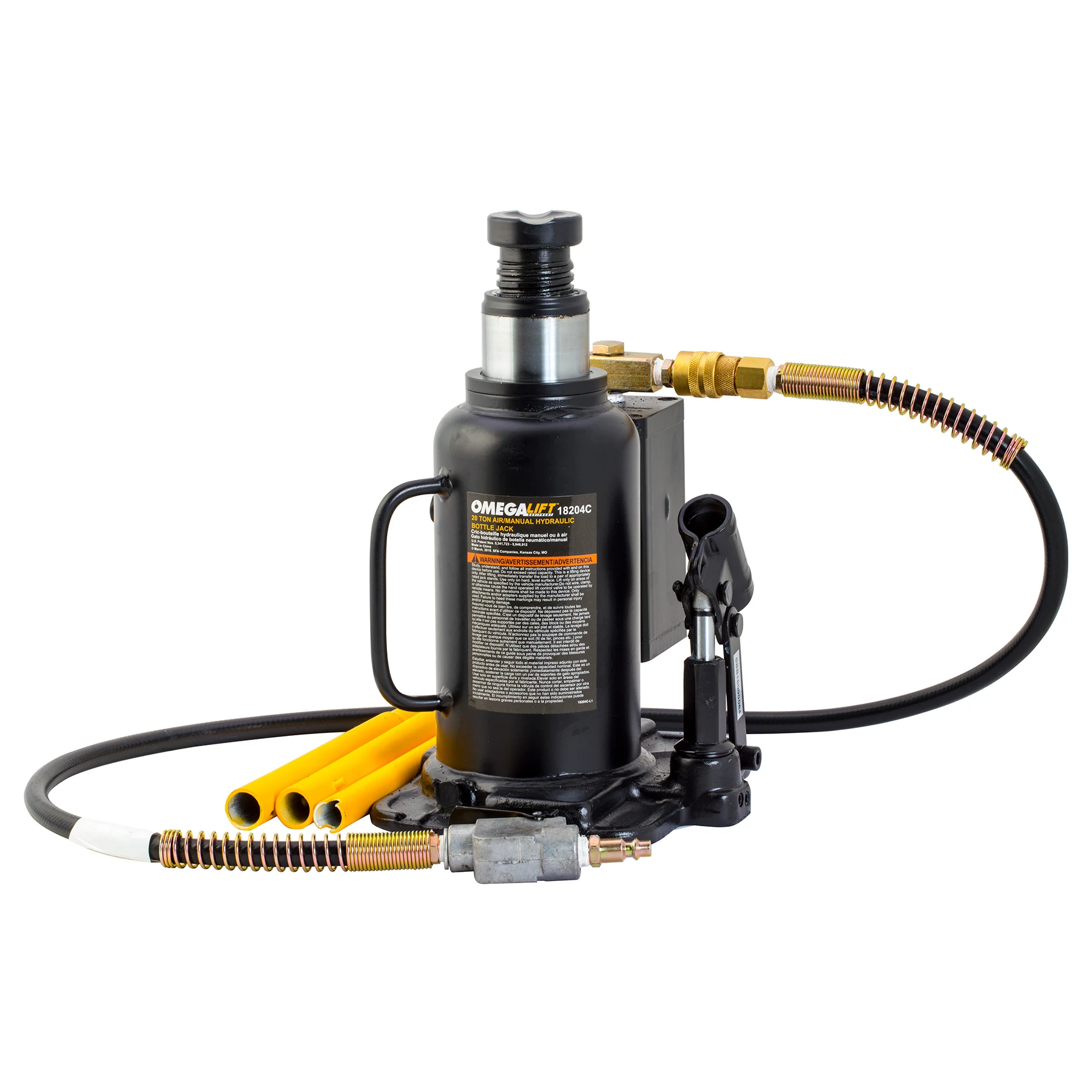 
18204C Omega Lift 20 Ton Air Bottle Jack 