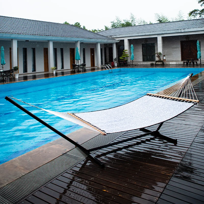 Двойной гамак-качели для внутреннего дворика, комнатный и уличный качели-гамак