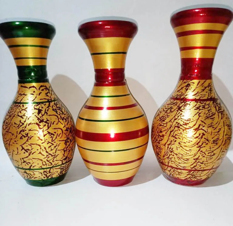 Деревянная Декоративная Цветочная ваза с принтом на заказ для украшения стола в