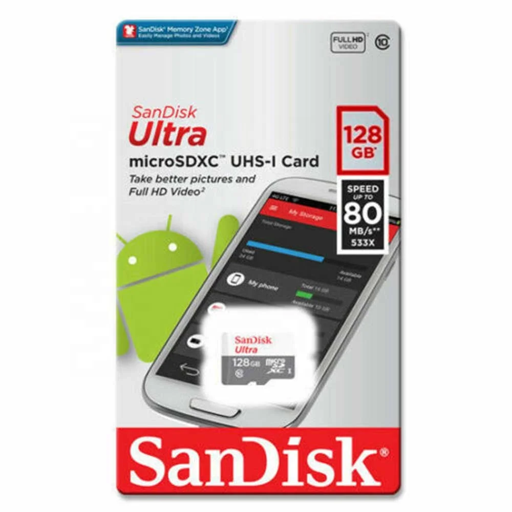  Горячая Распродажа SanDisk Ultra micro SD карта SDHC 128 Гб памяти класса