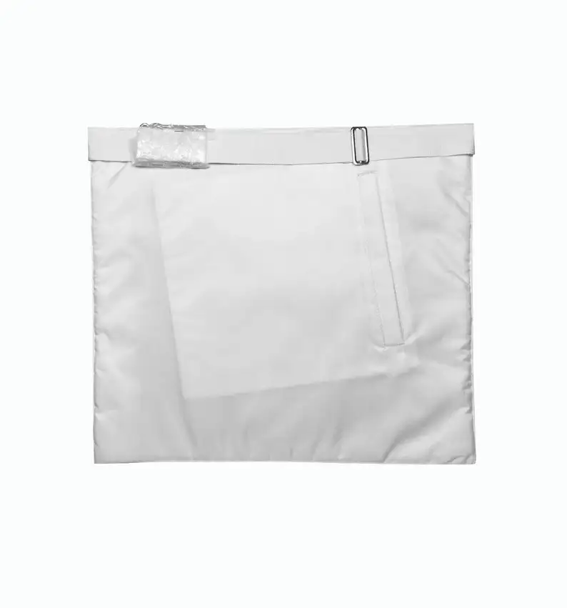White Master Mason Apron with Tassels