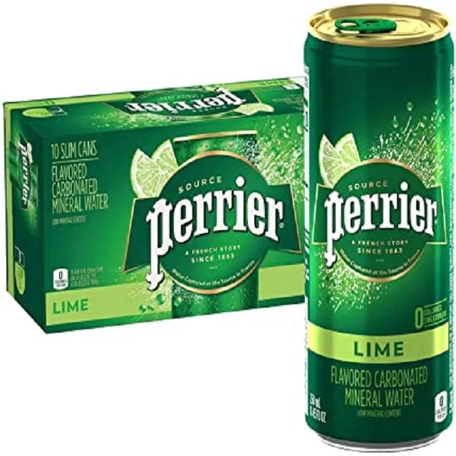 Perrier Sparkling Natural Mineral Water 33cl Glass Bottle ..