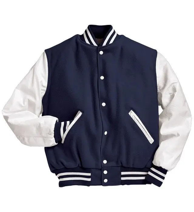 OEM Special Embroidery Custom Varsity Bomber Jacket Baseball Jacket For Men plus size Versity Jacket