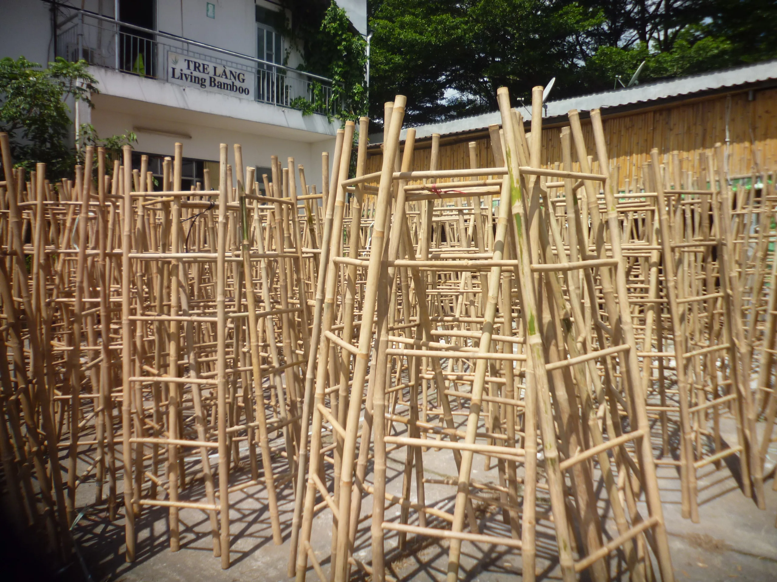 BAMBOO LADDER FOR OUTDOOR, DECORATION