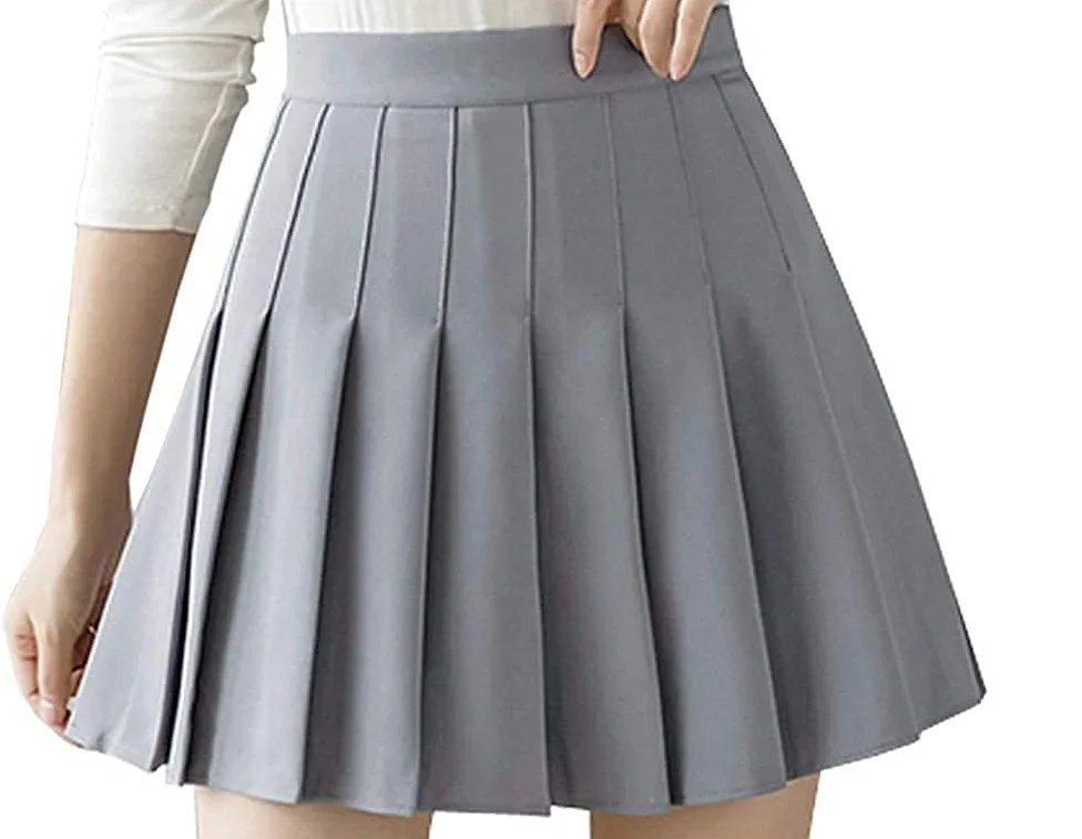 Женская простая Короткая юбка для девушек и женщин разных цветов