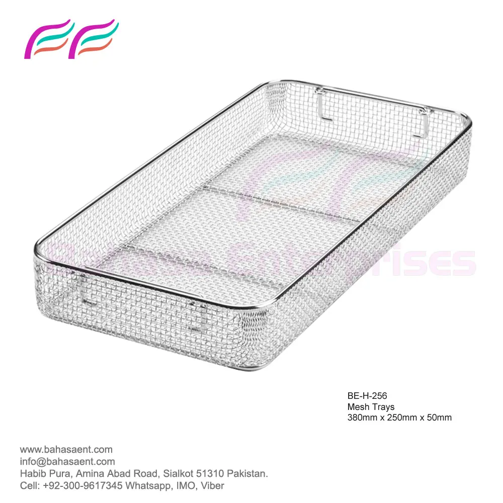 By Bahasa Pro Wire Mesh Tray, Surgical Instruments Professional Steel Machinery Custom Packing Customized Logo Ce Paypal PK