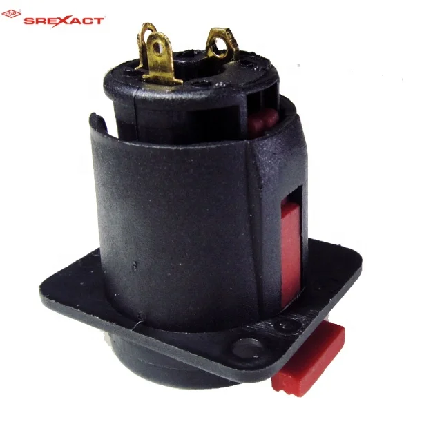 Plastic housing 1/4' TRS 6.3mm mono phone jack